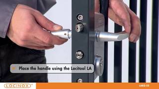 LAKQ U2 Gate Lock  Locinox Installation Video [upl. by Barret]