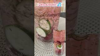 Detox water for glowing skin shortsfeed detox recipe cooking [upl. by Thorman]