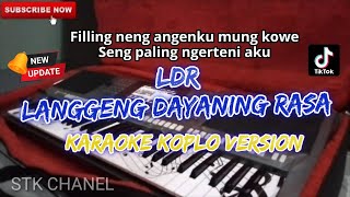 LDR DENNY CAKNAN KARAOKE DANGDUT KOPLO STK CHANEL  LANGGENG DAYANING RASA [upl. by Anelagna203]