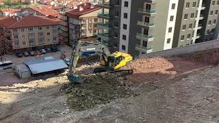 volvo ec 300 dl ekskavatör kırıcı hafriyat çalışması [upl. by Yelyr]