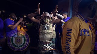 Omega Psi Phi quotMarching Eta Psiquot  Spr 24 New Initiate Presentation  Fisk University [upl. by Nereil]