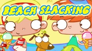 ★☆Beach Slacking Gameplay Fun Slacking Games For Kids★☆ [upl. by Assina]