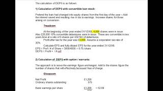 Diluted EPS Diluted Earning per Share DEPS IAS 33 Part 2 in Amharic [upl. by Xylon]