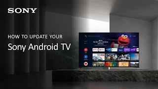 How To Update your Sony Android TV [upl. by Vidovik519]