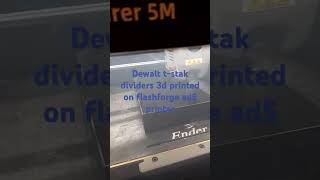 dewalt tstak dividers diy dewalt t stack dividers 3dprinting [upl. by Volkan272]