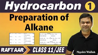 Hydrocarbon 01  Preparation of Alkane  Class 11JEE  RAFTAAR [upl. by Leal]