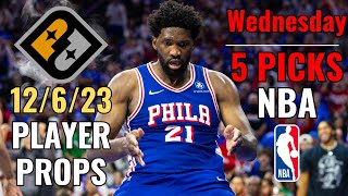 PRIZEPICKS NBA WEDNESDAY 126 CORE PLAYER PROPS [upl. by Eceirehs]