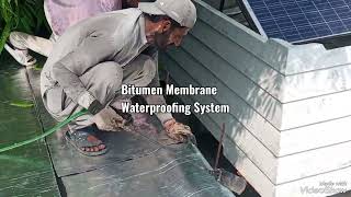 Bitumen Membrane  Bitumen Membrane Sheet  Bituminous waterproofing sheet [upl. by Nawek96]