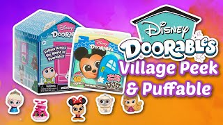 Disney Doorables Village Peek Pack  Disney Doorables Puffable Unboxing 🐣🚪🐢 [upl. by Padget477]