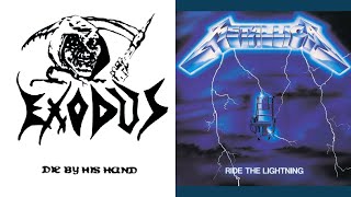 Exodus  Die by His Hand 1983  Metallica  Creeping Death 1984 [upl. by Ahsaenat]