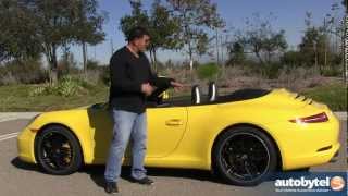 2013 Porsche 911 Carrera S Cabriolet Test Drive amp Convertible Sports Car Video Review [upl. by Esinart947]