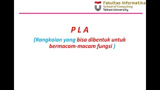 Programmable Logic Array PLA [upl. by Allehcim]