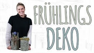 FRÜHLINGSHAFTE TÖPFE PEPPIG DEKORIEREN  FRÜHLINGSDEKO DIY [upl. by Irrek655]