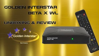 Golden Interstar BETA X HD UNBOXING [upl. by Sitof]