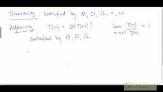 Reflexivity symmetry and transitivity properties of asymptotic notations [upl. by Schurman956]