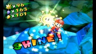 Super Mario Sunshine Playthrough Part 10 EXTRA 1  100Coin Shine Sprites [upl. by Bocaj]