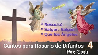 Cantos Católicos para el Santo Rosario de Difuntos Que los ángeles Resucitó y Salgan salgan [upl. by Alleunamme]