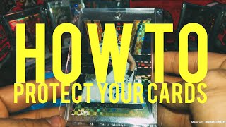 How To Protect Your Cards  Football Baseball Basketball Etc [upl. by Scammon]