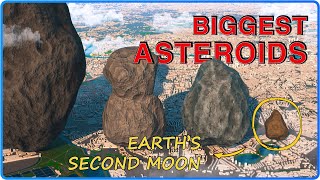 ASTEROIDS Size Comparison 3D  What are the BIGGEST Asteroids [upl. by Bently588]