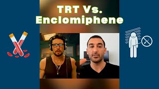 TRT Vs Enclomiphene  Difference In Bloodwork amp Symptoms [upl. by Friend]