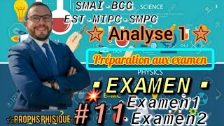 💥 11 Analyse1🎁🔥 Les Fonction usuelles 🚨s1 Revisoin de Cours 👌Examen générale 🥀 [upl. by Anitsirk318]