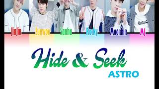 Hide and Seek  Astro HANROMENG\\ Color coded lyrics [upl. by Anjanette989]