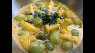 Pineapple amp Grapes Sasam  Sweet amp spicy pineapple amp grape curry  Konkani Recipe [upl. by Heall961]