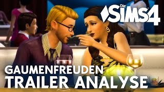 Die Sims 4 Restaurant GameplayPack Trailer Analyse Gaumenfreuden [upl. by Faydra]