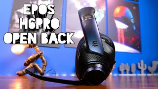 EPOS H6 Pro Open back unboxing and review  in Sebring Black with mic test [upl. by Farro]