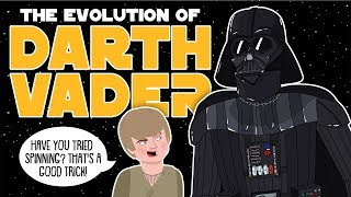 The Evolution Of Darth Vader  Anakin Skywalker Animated [upl. by Llerrah]