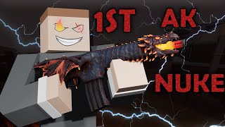 MY FIRST AK NUKE  10K KR GIVEAWAY Krunkerio [upl. by Kezer]