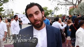 Premios TVyNovelas 2016  José Pablo Minor no esperaba estar nominado [upl. by Eisiam206]