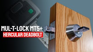 MULTLOCK MT5 Hercular Deadbolt  How to Secure a House From Burglars [upl. by Burt]