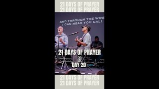 Day 20 of 21 Days of Prayer August 2023 [upl. by Ahsoyek57]