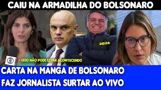 XAND40 CAIU NA ARMADILHA DE BOLSONARO E JORNALISTA SURTA AO VIVO [upl. by Eno]