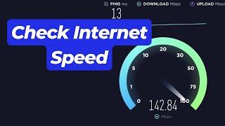 How to Check Internet Speed  Speedtest net  Fast com  CloudFlare [upl. by Hteb]