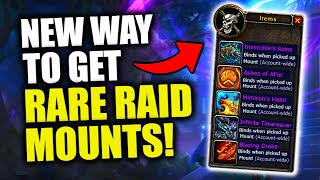 The SECRET New Way To Get RARE MOUNTS FROM RAIDS WoW Dragonflight  Cache of Timewarped Treasures [upl. by Leavitt897]