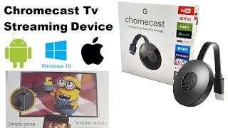 Chromecast tv streaming device set up and Full Review UrduHindi [upl. by Kerwon]