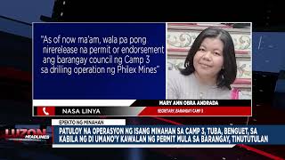 Patuloy na operasyon ng isang minahan sa Camp 3 Tuba Benguet tinututulan [upl. by Grimbly]