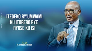 ITEGEKO RYUMWAMI KU TORERO RYE RYOSE KU ISI  Apostle Dr NKURUNZIZA François [upl. by Padgett]