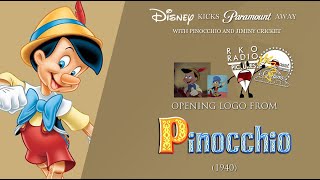 Disney kicks Paramount away with Pinocchio and Jiminy Cricket 1940 No dislikes allowed [upl. by Yanal270]