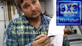 ABSOLUT Spielfreier Schiebeschlitten 14 für meine Scheppach HS105 Tischkreissäge selber bauen [upl. by Arbe921]