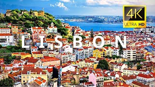 Lisbon Portugal 🇵🇹 in 4K ULTRA HD 60FPS by Drone [upl. by Eceirahs107]