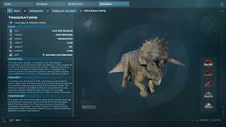 ALL DINOSAURS SOUNDS amp INFORMATION Jurassic World Evolution 2 [upl. by Nimaj]