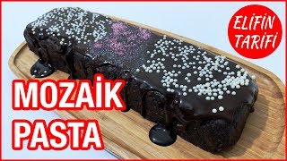 MOZAİK PASTA TARİFİ  MOZAİK PASTA NASIL YAPILIR [upl. by Airemat]