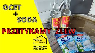 jak przepchać zlew  jak wyczyścić syfon w kuchni  udrożnienie kanalizacji  Wigo Serwis Poznań [upl. by Enidaj]