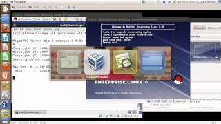 Installing Linux Remotely in GUI using VNC Tutorials Online at Networknuts [upl. by Linoel]