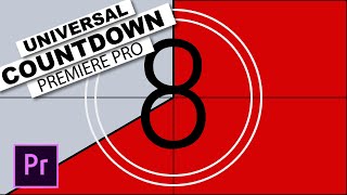 How To Add Universal Film COUNTING leader in PREMIERE PRO [upl. by Rellia]
