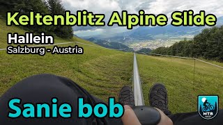 22 km Keltenblitz Alpine Slide Hallein Salzburg Austria  Sanie bob  Sanie de vara  Sanie pe sina [upl. by Roath]