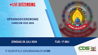 OPENINGSCEREMONIE CARICOM HOG 2024 [upl. by Netneuq]